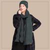 imageCC Womens Winter Knit Beanie Hat and Scarf Set Chevron Pattern Warm Cozy AccessoriesDeep Pine