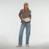 imageCC Zipper Fanny Pack For Women Unisex  Daily Waist Crossbody Belt bag With Adjustable Strap BurgundyBeige