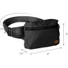 imageCC Zipper Fanny Pack For Women Unisex  Daily Waist Crossbody Belt bag With Adjustable Strap BurgundyBlack
