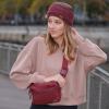 imageCC Zipper Fanny Pack For Women Unisex  Daily Waist Crossbody Belt bag With Adjustable Strap BurgundyBurgundy