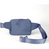 imageCC Zipper Fanny Pack For Women Unisex  Daily Waist Crossbody Belt bag With Adjustable Strap BurgundyDenim