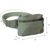 imageCC Zipper Fanny Pack For Women Unisex  Daily Waist Crossbody Belt bag With Adjustable Strap BurgundySage