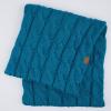 imageHatsandscarf CC Exclusives Solid and Multi Color Cable Kint Infinity Scarf Teal