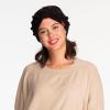 imageWinter CC Confetti Warm Fuzzy Fleece Lined Thick Knit Headband Headwrap Hat Cap2ply Handmade Bobble Black