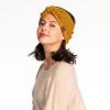 imageWinter CC Confetti Warm Fuzzy Fleece Lined Thick Knit Headband Headwrap Hat Cap2ply Handmade Bobble Mustard Mix