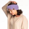 imageWinter CC Confetti Warm Fuzzy Fleece Lined Thick Knit Headband Headwrap Hat Cap2ply Handmade Bobble Periwinkle Mix