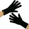 imageWinter CC Quad Touch Screen Smart Cellphone Finger Tips Warm Soft Gloves Thick Plush Solid Black