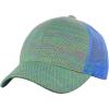 imageCC 80s Multicolor Front Panel Mesh Back Adjustable Precurved Baseball Cap HatLight Blue