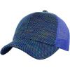 imageCC 80s Multicolor Front Panel Mesh Back Adjustable Precurved Baseball Cap HatRoyal Blue