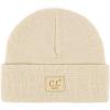 imageCC Babies Winter Knit Plain Cuff Skull Cap Beanie HatBeige