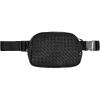 Vegan Leather Woven - Black