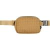 Vegan Leather Woven - Camel