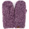 Recycled Non Lined Boucle Purple