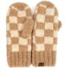 Recycled Non Lined Checkered Beige/Camel