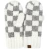 Recycled Non Lined Checkered Lt. Gray/White