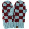 Recycled Non Lined Checkered Teal/Burgundy