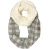 Buffalo Plaid White/Lt. Melange Gray