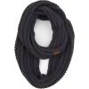 imageCC CC Winter Soft Matching Unisex Chunky Knit Cowl Loop Infinity ScarfRibbed Solid Dk Melange Gray