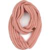 imageCC CC Winter Soft Matching Unisex Chunky Knit Cowl Loop Infinity ScarfRibbed Solid Indi Pink