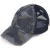 Distressed Camo Black