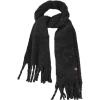 imageCC Fall Winter Solid and Multicolored Woven Knit Scarf for WomenSolid Black