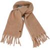 imageCC Fall Winter Solid and Multicolored Woven Knit Scarf for WomenSolid Camel