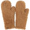 imageCC Faux Fur Mitten For Women Unisex  Stretchable Soft Warm Cold weather Winter GlovesCh Brown