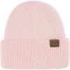 imageCC Fuzzy Beanie for Women Unisex  Acrylic Stretchable Soft Warm Knit Winter Skully HatAngorapink