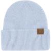 imageCC Fuzzy Beanie for Women Unisex  Acrylic Stretchable Soft Warm Knit Winter Skully HatAngorasky Blue