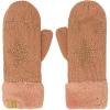 imageCC Kids Ages 4 to 7 Thick Fuzzy Fleeced Lined Matching Winter Mittens Gloves Star Indi Pink