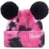 Tie Dye Black/Hot Pink