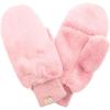 imageCC Kids Faux Fur Sherpa Lined Convertible MittensPink