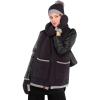 imageCC Sherpa Fleece Knit Beanie and Mittens Set Winter Accessories for Women Soft StretchyBlack