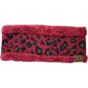 Leopard Burgundy