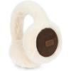 imageCC Soft Winter Warm Adjustable Headband Ear Warmer Earmuffs BlackSuede ChocolateIvory