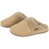 imageCC Suede Faux Fur Lined House IndoorOutdoor Slippers SlipOn for WomenSherpa Dkbeige