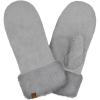imageCC Suede Mitten With Faux Fur Cuff For WomenDark Grey
