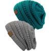 Teal/Light Melange Gray