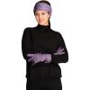 imageCC Unisex Cable Knit Winter Headwrap and Touchscreen Gloves Set 2 PieceViolet