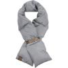 imageCC Unisex Soft Slim Warm Insulating Quilted Puffer Scarf NeckwarmerGray
