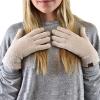 imageCC Winter Warm EcoFriendly Knit Chenille Touchscreen Texting GlovesBeige
