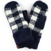 Checkered Navy/White
