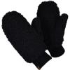 imageCC Womens Faux Fur Wrist Length Fingerless Sherpa Lined Convertible Mittens GlovesSherpa Black