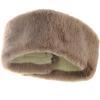 imageCC Womens Soft Faux Fur Feel Sherpa Lined Ear Warmer Headband HeadwrapMocha