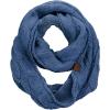 imageCC Womens Winter Cable Knit Sherpa Lined Warm Infinity Pullover ScarfDark Denim