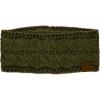 imageWinter CC Confetti Warm Fuzzy Fleece Lined Thick Knit Headband Headwrap Hat CapSolid Moss