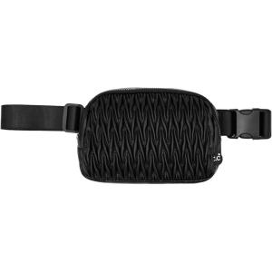 imageCC Belt Bag for Women Crossbody Fanny Pack with Adjustable Strap  Fashion Waist Pack Gifts BG4253 WhiteMaterasse  Black