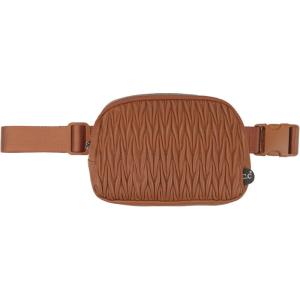 imageCC Belt Bag for Women Crossbody Fanny Pack with Adjustable Strap  Fashion Waist Pack Gifts BG4253 WhiteMaterasse  Rust