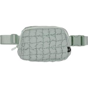 imageCC Belt Bag for Women Crossbody Fanny Pack with Adjustable Strap  Fashion Waist Pack Gifts BG4253 WhitePaddedSage