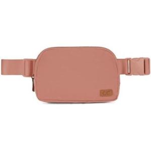 imageCC Belt Bag for Women Crossbody Fanny Pack with Adjustable Strap  Fashion Waist Pack Gifts BG4253 Whitedusty mauve